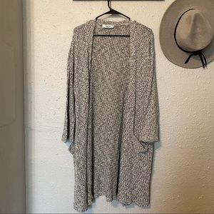 CJLA Black & White Cardigan